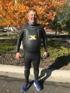 Joe Day Ready to Swim