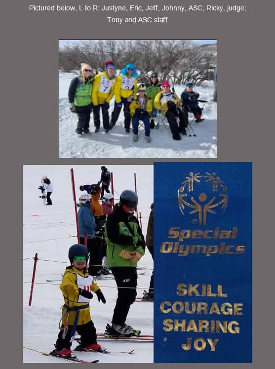 Winter Special Olympics Athletes